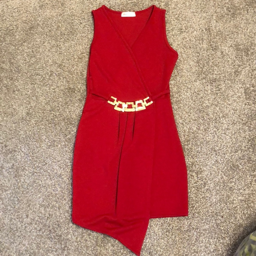 Red dress